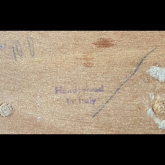 VTG Hand Carved/Italy Grotto Mary Joseph & Christ Child - Picture 9 of 10